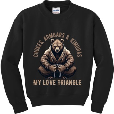 Brazilian Jiu Jitsu Bjj Grappling Kids Sweatshirt