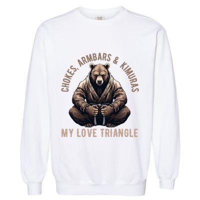 Brazilian Jiu Jitsu Bjj Grappling Garment-Dyed Sweatshirt