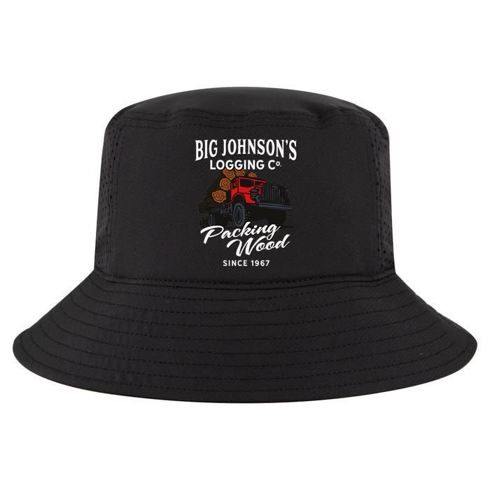 Big JohnsonS Logging Co. Packing Wood Funny Logger Cool Comfort Performance Bucket Hat