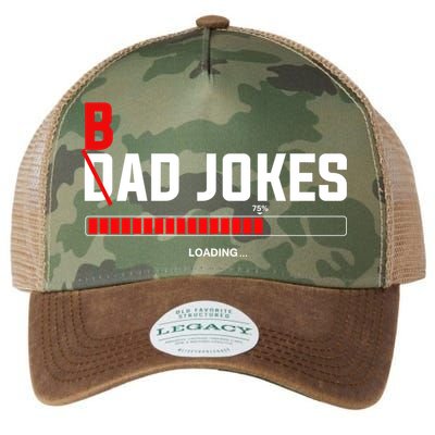 Bad Jokes Loading Funny Punny Daddy Humorous Dad Jokes Meaningful Gift Legacy Tie Dye Trucker Hat