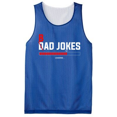 Bad Jokes Loading Funny Punny Daddy Humorous Dad Jokes Meaningful Gift Mesh Reversible Basketball Jersey Tank