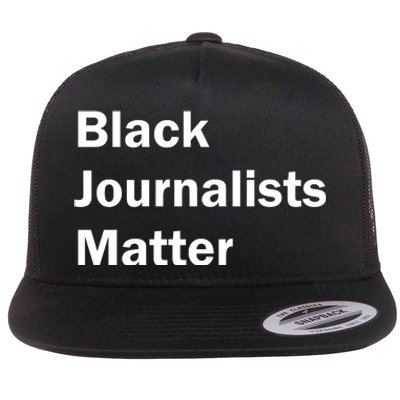 Black Journalists Matter Flat Bill Trucker Hat