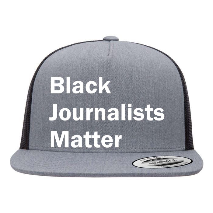 Black Journalists Matter Flat Bill Trucker Hat