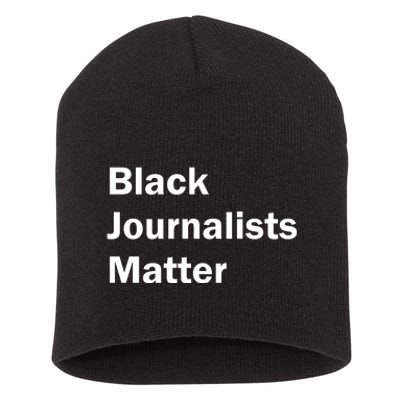 Black Journalists Matter Short Acrylic Beanie