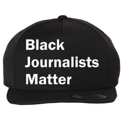 Black Journalists Matter Wool Snapback Cap