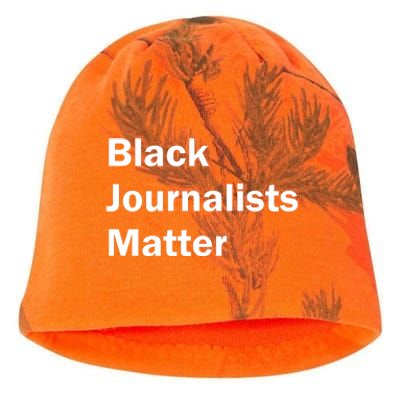 Black Journalists Matter Kati - Camo Knit Beanie