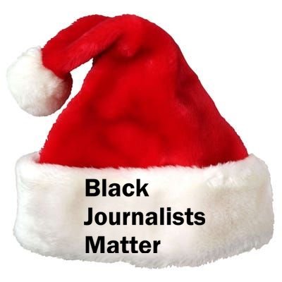 Black Journalists Matter Premium Christmas Santa Hat