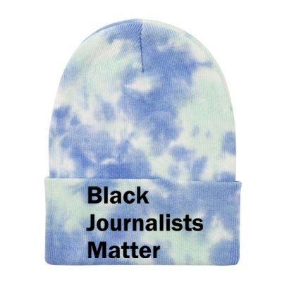 Black Journalists Matter Tie Dye 12in Knit Beanie