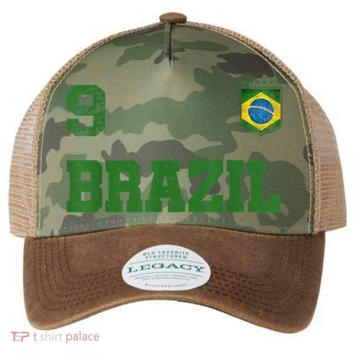 Brazil Jersey Number Nine Brazilian Futebol Soccer Legacy Tie Dye Trucker Hat
