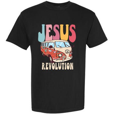 Boho Jesus Revolution, Christian Faith Based Jesus Costume Garment-Dyed Heavyweight T-Shirt