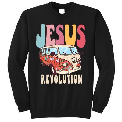 Boho Jesus Revolution, Christian Faith Based Jesus Costume Sweatshirt