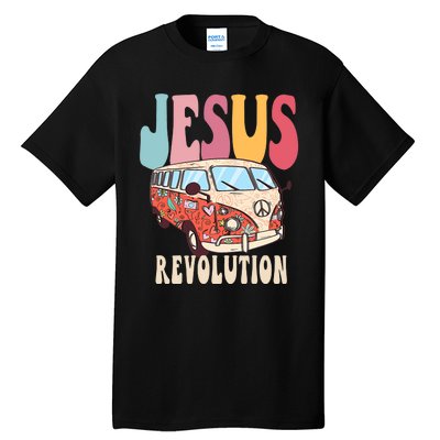 Boho Jesus Revolution, Christian Faith Based Jesus Costume Tall T-Shirt