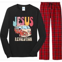 Boho Jesus Revolution, Christian Faith Based Jesus Costume Long Sleeve Pajama Set