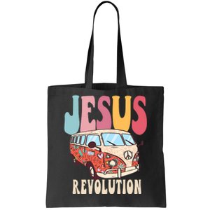 Boho Jesus Revolution, Christian Faith Based Jesus Costume Tote Bag