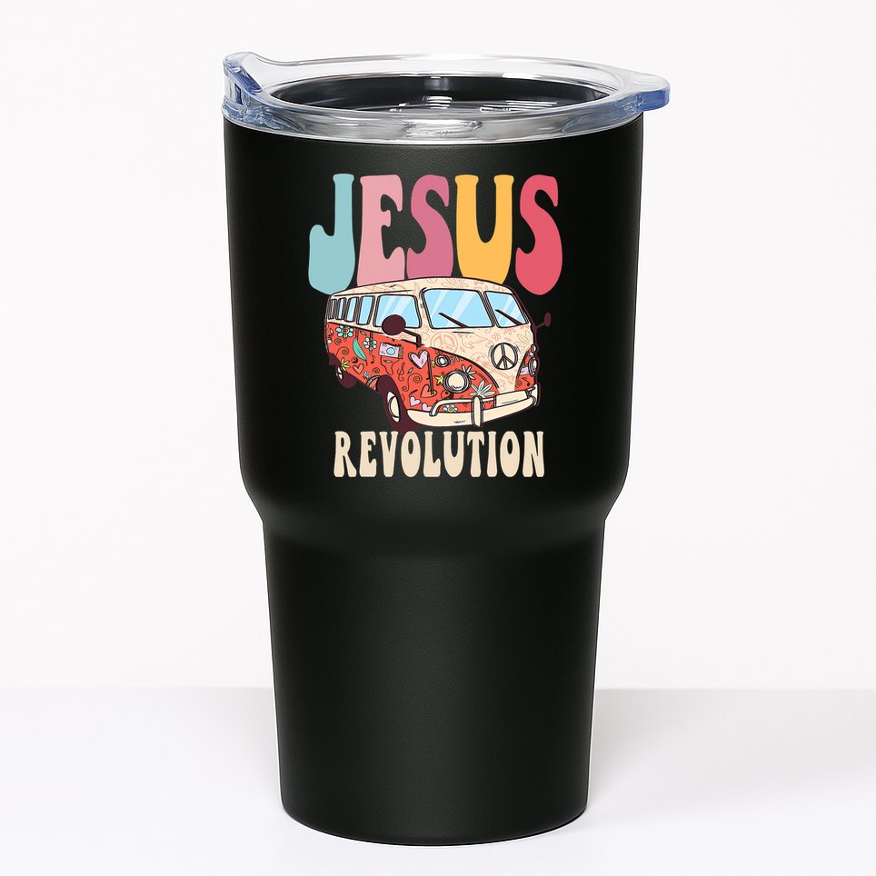 Boho Jesus Revolution, Christian Faith Based Jesus Costume Tumbler