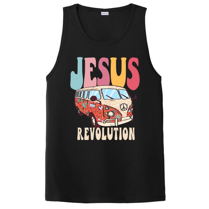 Boho Jesus Revolution, Christian Faith Based Jesus Costume PosiCharge Competitor Tank