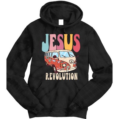 Boho Jesus Revolution, Christian Faith Based Jesus Costume Tie Dye Hoodie