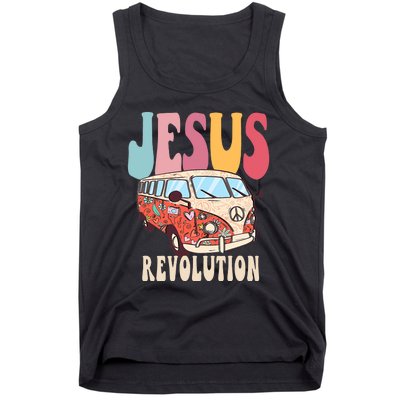 Boho Jesus Revolution, Christian Faith Based Jesus Costume Tank Top