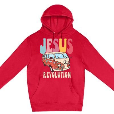 Boho Jesus Revolution, Christian Faith Based Jesus Costume Premium Pullover Hoodie