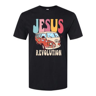 Boho Jesus Revolution, Christian Faith Based Jesus Costume Softstyle CVC T-Shirt