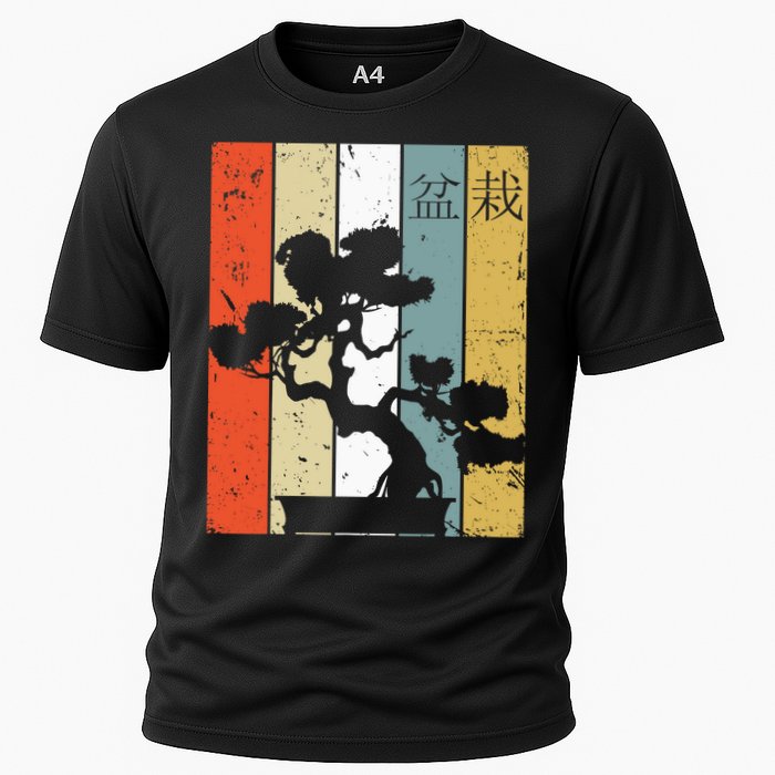 Bonsai Japanese Retro Bonsai Tree Cooling Performance Crew T-Shirt