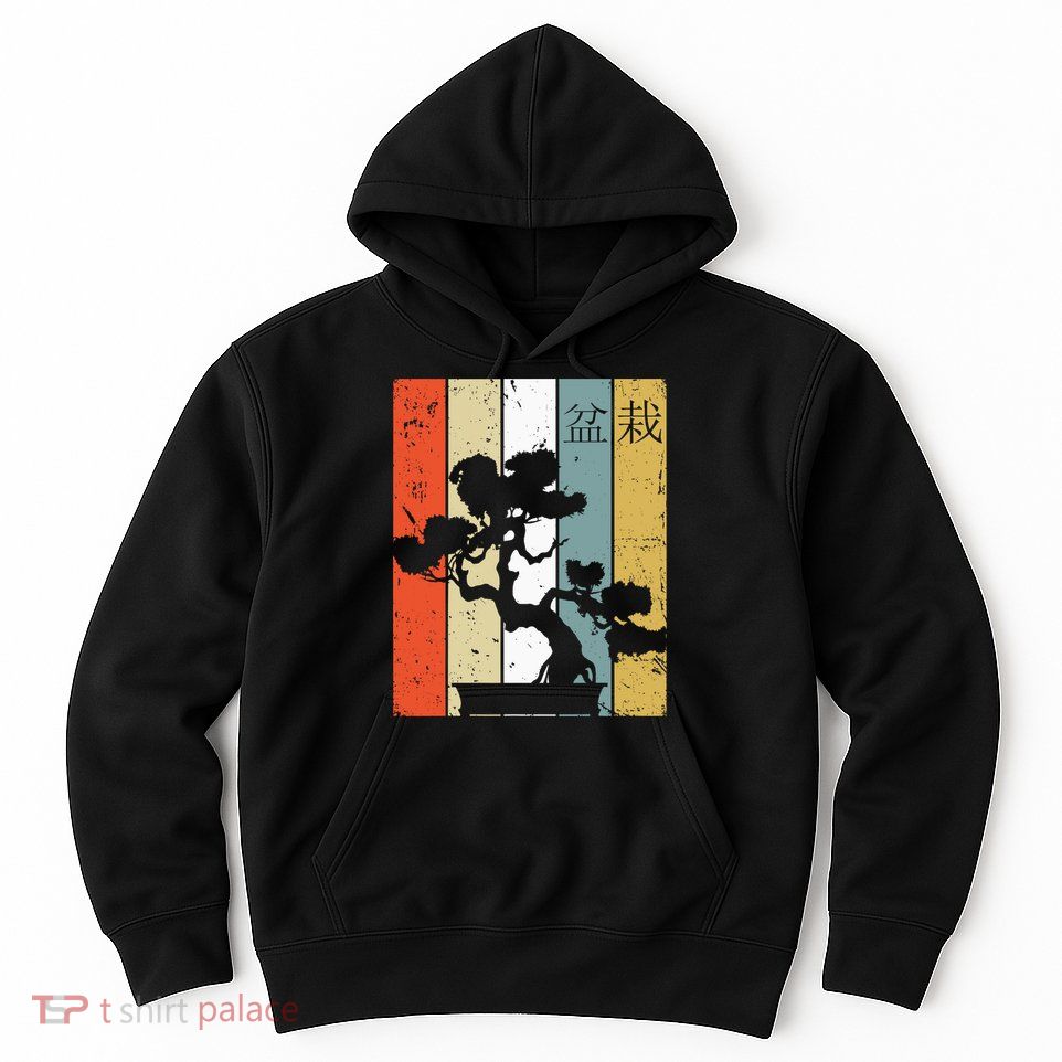 Bonsai Japanese Retro Bonsai Tree Hoodie