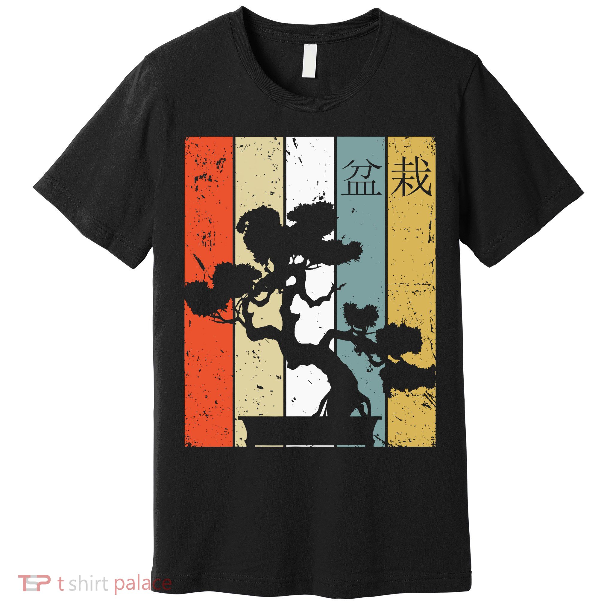 Bonsai Japanese Retro Bonsai Tree Premium T-Shirt