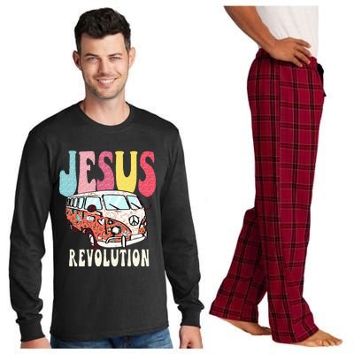 Boho Jesus Revolution Christian Faith Based Jesus Costume Long Sleeve Pajama Set