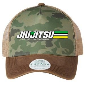 BJJ Jiu-Jitsu Rolling is Half the Battle funny Judo Legacy Tie Dye Trucker Hat