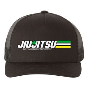 BJJ Jiu-Jitsu Rolling is Half the Battle funny Judo Yupoong Adult 5-Panel Trucker Hat