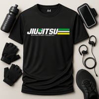 BJJ Jiu-Jitsu Rolling is Half the Battle funny Judo Cooling Performance Crew T-Shirt