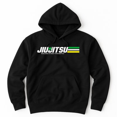 BJJ Jiu-Jitsu Rolling is Half the Battle funny Judo Hoodie