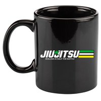 BJJ Jiu-Jitsu Rolling is Half the Battle funny Judo 11oz C Handle Ceramic Mug