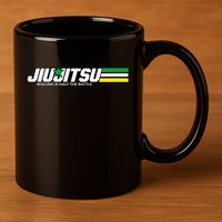 BJJ Jiu-Jitsu Rolling is Half the Battle funny Judo 11oz C Handle Ceramic Mug