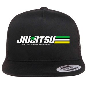 BJJ Jiu-Jitsu Rolling is Half the Battle funny Judo Flat Bill Trucker Hat