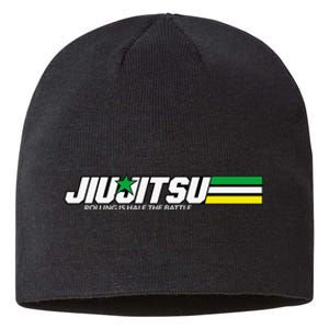 BJJ Jiu-Jitsu Rolling is Half the Battle funny Judo Sustainable Beanie