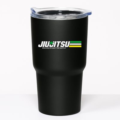 BJJ Jiu-Jitsu Rolling is Half the Battle funny Judo Tumbler