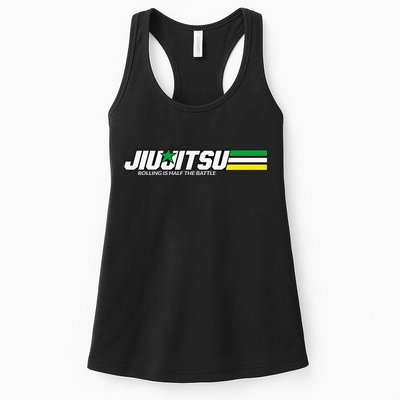 BJJ Jiu-Jitsu Rolling is Half the Battle funny Judo Womens Tank Top