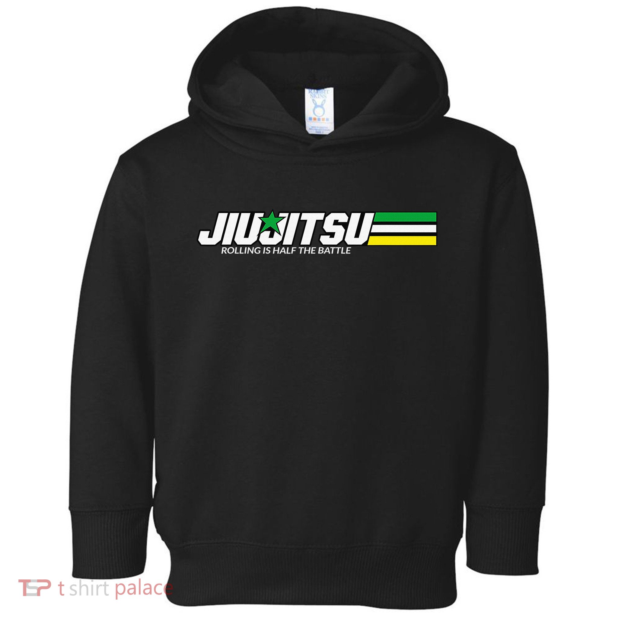 BJJ Jiu-Jitsu Rolling is Half the Battle funny Judo Toddler Hoodie