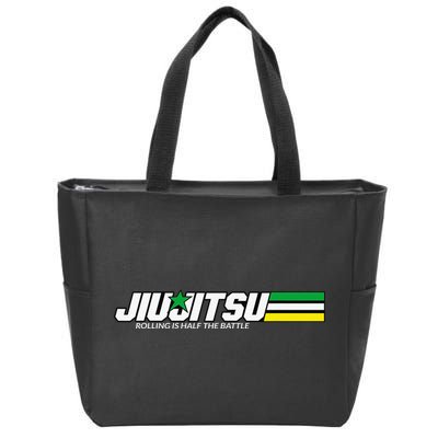 BJJ Jiu-Jitsu Rolling is Half the Battle funny Judo Zip Tote Bag
