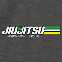 BJJ Jiu-Jitsu Rolling is Half the Battle funny Judo Vector Backpack
