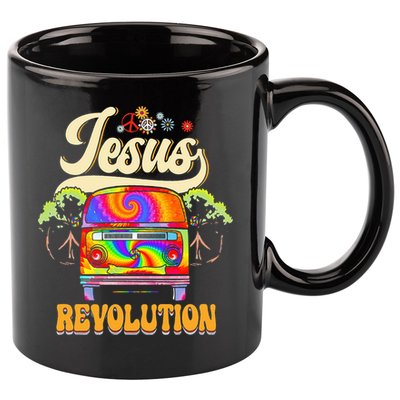 Boho Jesus Revolution Christian Faith Based Jesus Costume 11oz C Handle Ceramic Mug