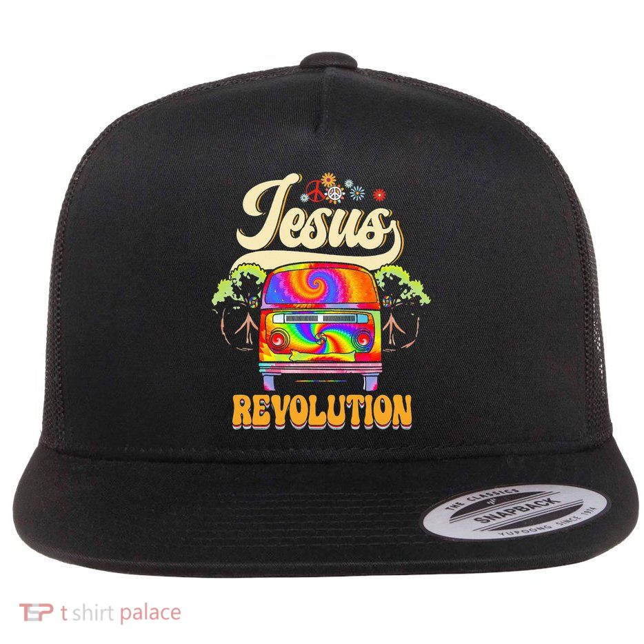 Boho Jesus Revolution Christian Faith Based Jesus Costume Flatbill Hat