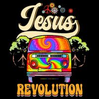 Boho Jesus Revolution Christian Faith Based Jesus Costume Flat Bill Trucker Hat