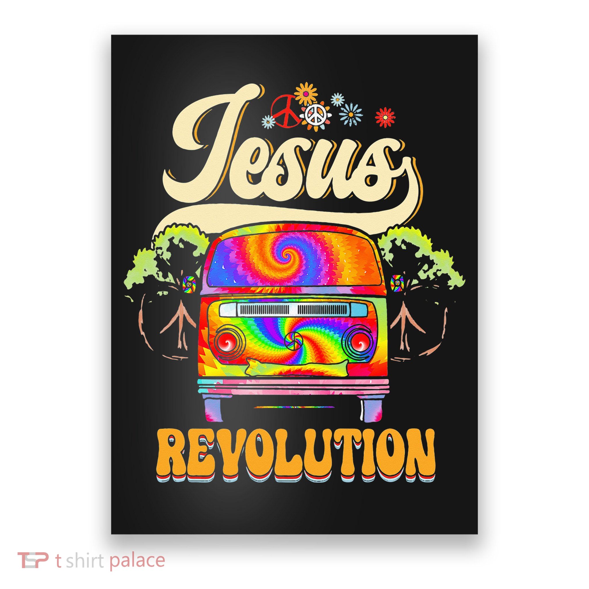 Boho Jesus Revolution Christian Faith Based Jesus Costume Poster