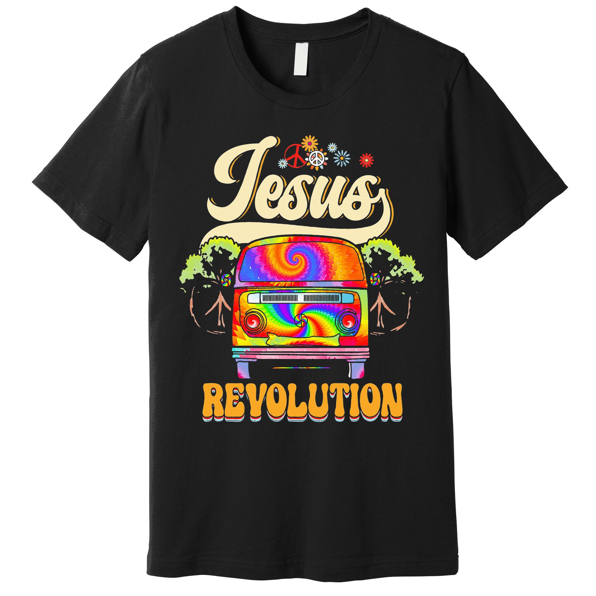 Boho Jesus Revolution Christian Faith Based Jesus Costume Premium T-Shirt