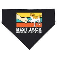 Best Jack Russel Dad Ever Pet Jack Russell USA-Made Doggie Bandana