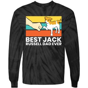 Best Jack Russel Dad Ever Pet Jack Russell Tie-Dye Long Sleeve Shirt