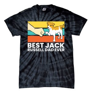 Best Jack Russel Dad Ever Pet Jack Russell Tie-Dye T-Shirt