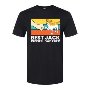 Best Jack Russel Dad Ever Pet Jack Russell Softstyle CVC T-Shirt